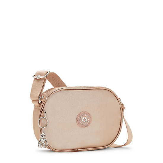 Kipling Gema Metallic Crossbody Veske Gull Metal | NO 2048RV